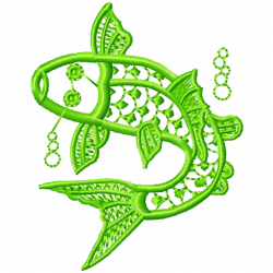 Fishes Embroidery Design 5 Fishes Embroidery Design 5